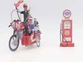 Wenskaart Motor 3D - Verjaardagskaart - Felicitatiekaart - Kaart Verjaardag - Kaart Motorfiets