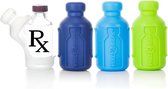 VialSafe Insuline Bescherming - 4 Pack - (Doorzichtig, Donker Blauw, Blauw, Groen)