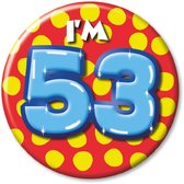 I'm 53 Button 53 Jaar 5,5cm