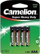 Camelion Batterijen Aaa Longlife 1.5v Groen/zwart 4 Stuks