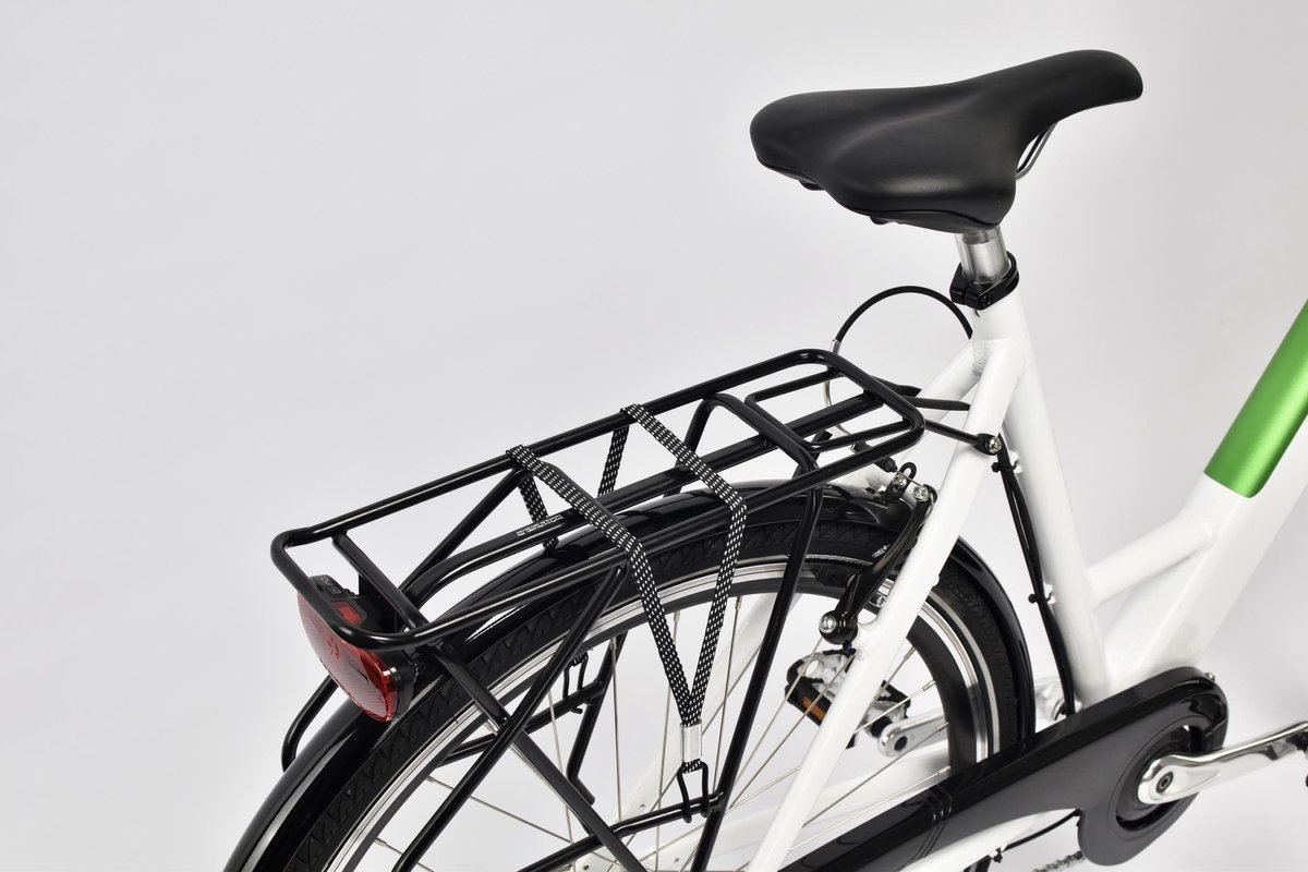 Amigo E-line - Fiets (elektrisch) - Vrouwen - Wit - 53 cm | bol.com