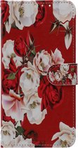 Telefoonhoesje - Book Case - Geschikt Voor Oppo A91 - Roze