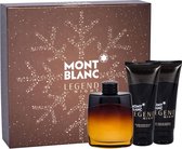 Mont Blanc Gift Set -- 3.3 oz Eau De Parfum Spray + 3.3 oz After Shave Balm + 3.3 oz Shower Gel