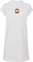 FitProWear Casual T-shirt longdress dames wit  - maat XS