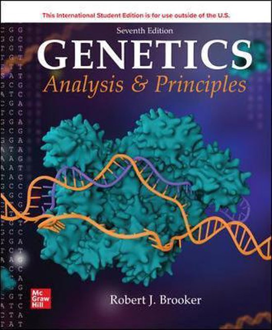 Test Bank for Genetics Analysis and Principles 7th Edition Brooker  Chapter 1 - 29 Updated 2023