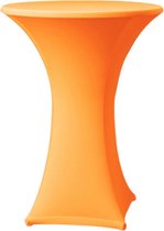 Statafelrok Luxe - Oranje Ø 80 x 120 cm