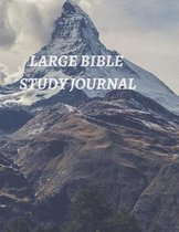 Large Bible Study Journal: 116 Pages Formated for Scripture and Study!