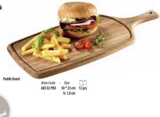 lekken Het strand methodologie Bonna-houten voedsel plank/houten bord geschikt voor voedingsmiddelen-... |  bol.com