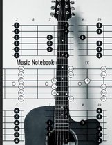 Music Notebook: Blank Composition Music and Manuscript Paper for Musicians and Songwriters