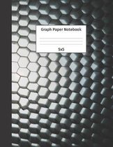 Graph Paper Notebook 5x5: Quad Ruled 5 Squares Per Inch Grid Paper. Math and Science Composition Notebook for Students and Teachers. Perfect for