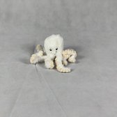 DW4Trading® Knuffel octopus wit 18cm