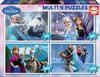 foto van Frozen - 4 Puzzels samen 380 Stukjes