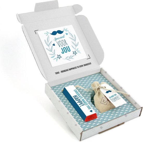 THNX - Cadeau voor mannen - brievenbusdoosje chocoladereep Tony's  Chocolonely + zakje... | bol.com