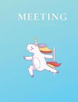 I'm only in this MEETING because I'd make a terrible stripper: 8.5x11 Meeting Notebook and Survival Guide