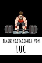 Trainingstagebuch von Luc: Personalisierter Tagesplaner für dein Fitness- und Krafttraining im Fitnessstudio oder Zuhause