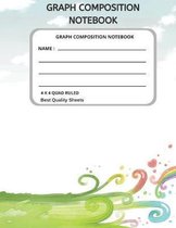 Graph Composition Notebook Under 6: Graph paper, 4 x 4 Quad Ruled, Squared, Grid, Ideal for Children Under 6, 7, 8, 9, 10