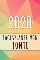 2020 Tagesplaner von Jonte: Personalisierter Kalender f�r 2020 mit deinem Vornamen