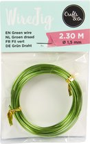 Crafts&Co Wire Jig Draad - Groen