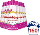 Bol.com Robijn Klein & Krachtig Color Pink Sensation Vloeibaar Wasmiddel - 8 x 20 wasbeurten - Voordeelverpakking aanbieding