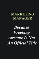 Marketing Manager Because Freeking Awsome is Not An Official Title: Writing careers journals and notebook. A way towards enhancement