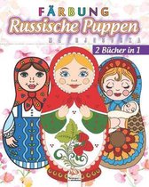 Russische Puppen farben - Matrjoschka - 2 Bucher in 1