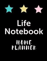 Life Notebook Home Planner: Home Management Life Planner For Families: Real Property Owned - Banking Information - Fillable Personalized To Your F