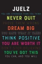 Juelz You Are Stronger Than You Think Never Quit Prove Them Wrong Dream Big You Have What It Takes Think Positive You Are Worth It Dont Stop Believing