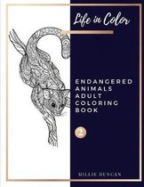 ENDANGERED ANIMALS ADULT COLORING BOOK (Book 2)