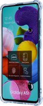 Samsung Galaxy A51 Transparant Backcover hoesje - Anti schok (A515F)