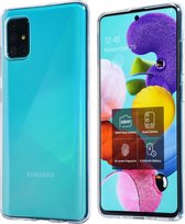 Samsung Galaxy A71 Transparant Backcover hoesje - Zachte aanraking (A715F)
