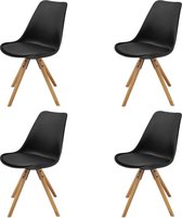 Eetkamerstoelen 4 STUKS (Incl LW anti kras viltjes) / Eetkamer stoelen / Extra stoelen voor huiskamer / Dineerstoelen / Tafelstoelen / Barstoelen / Huiskamer stoelen