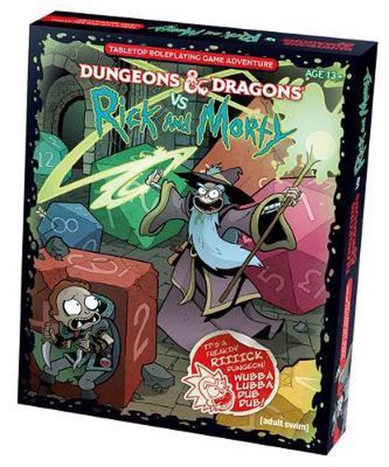 Afbeelding van het spel Dungeons & Dragons Vs Rick and Morty (D&d Tabletop Roleplaying Game Adventure Boxed Set)