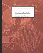 Composition Wide Ruled: Notebook for Students, Home School, Pre-School up to College, great for Writing Notes. 7.5'' x 9.25''