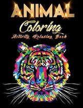 Animal Coloring Activity relaxing Book