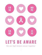 Let's Be Aware We Can Fight Breast Cancer Together: Patients Appointment Logbook, Track and Record Clients/Patients Attendance Bookings, Gifts for Phy