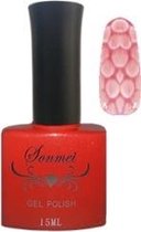 Snake Skin Gel Nagellak Licht Roze