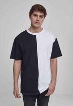 Urban Classics Heren Tshirt -3XL- Oversize Harlequin Zwart/Wit