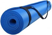 Yogamat blauw - 175 x 60 x 0.4 cm