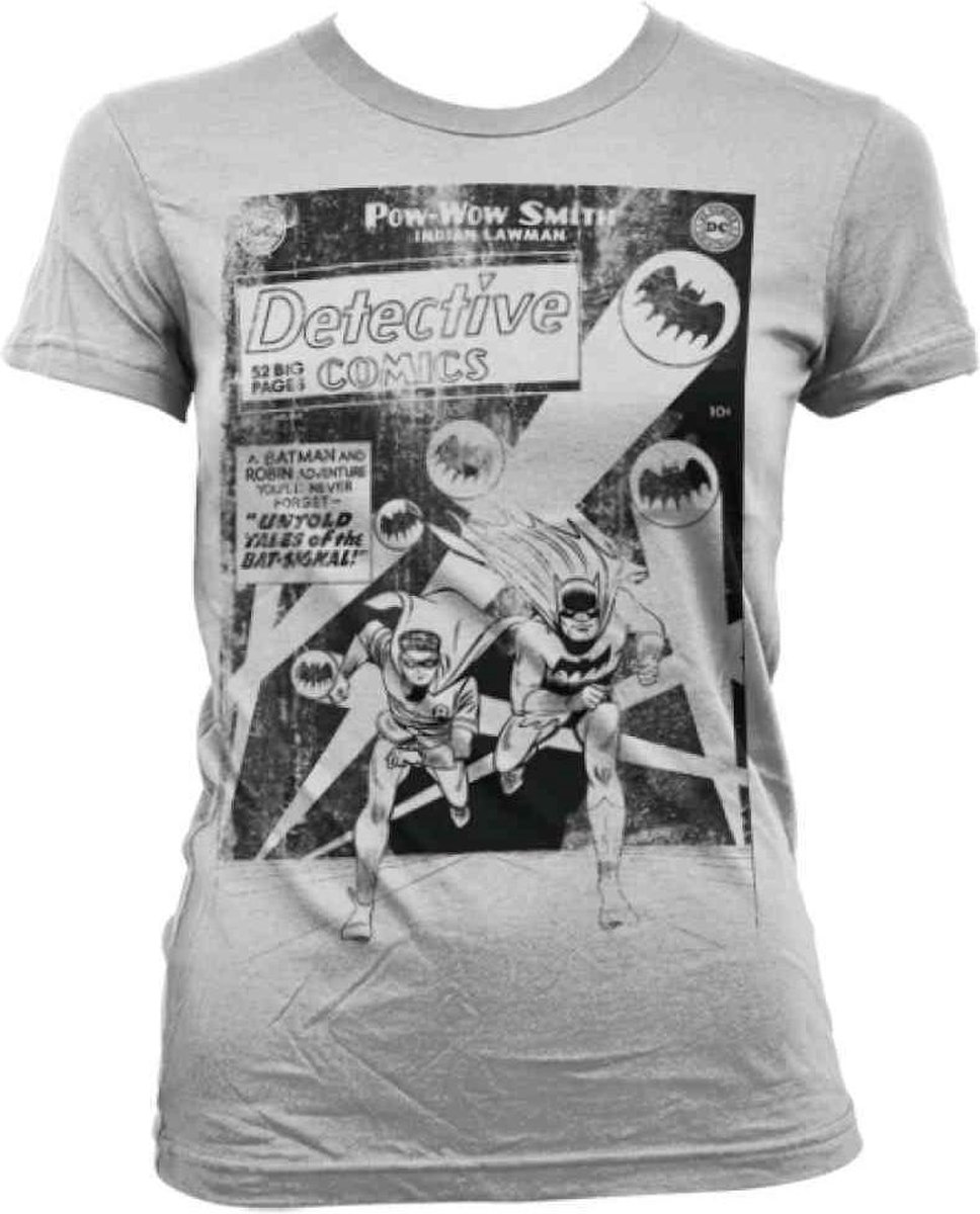 DC Comics Batman Dames Tshirt -2XL- Detective Comics Distressed Wit