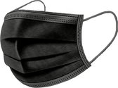 5-PACK | MONDKAPJE | MONDMASKER | ZWART | ZWARTE | 3-LAAGS