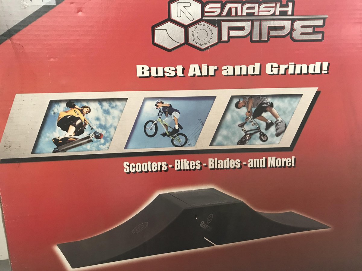 Razor Smash pipe jump ramp voor scooters bikes blades and more
