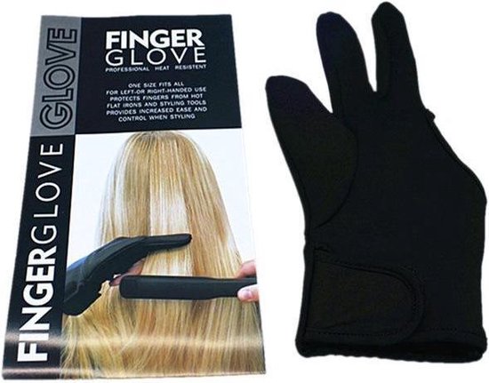 Stijltang Handschoen - 3 Vingers - Zwart - 1 stuk