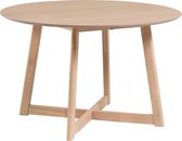 Kave Home - Table extensible Maryse 70 (120) x 75 cm finition en bois de chêne