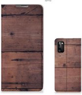 Hoesje Geschikt voor Samsung Galaxy A41 Leuk Case Old Wood