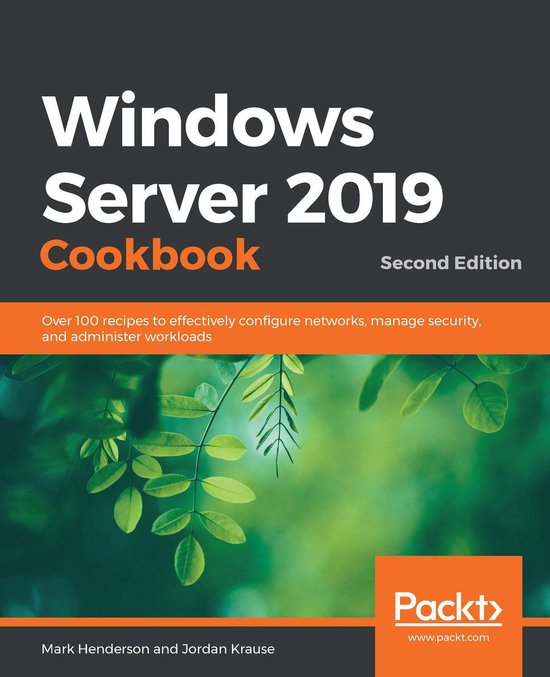 Windows Server 2019 Cookbook - cover
