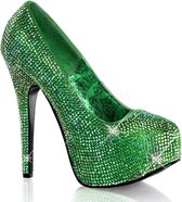 Bordello Pumps -40 Shoes- TEEZE-06R US 10 Groen