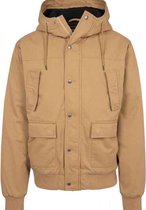 Urban Classics Winterjas -2XL- Hooded Cotton Beige