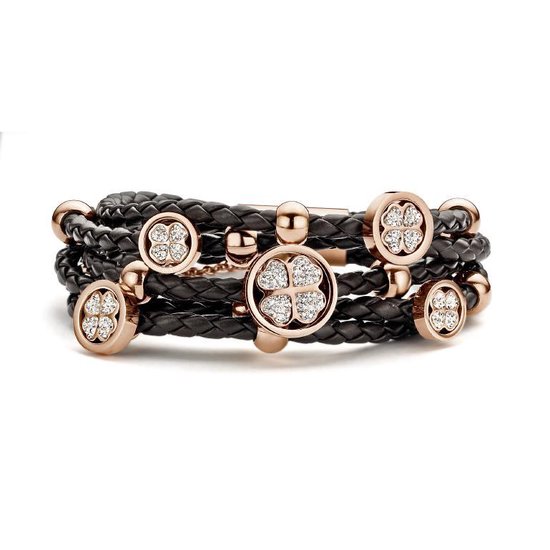Magnetarmband, gebürstete Schmuckplatte, 2 SmCo Magnete & 1 Germanium Stein Ge32 | Magnosphere Shop