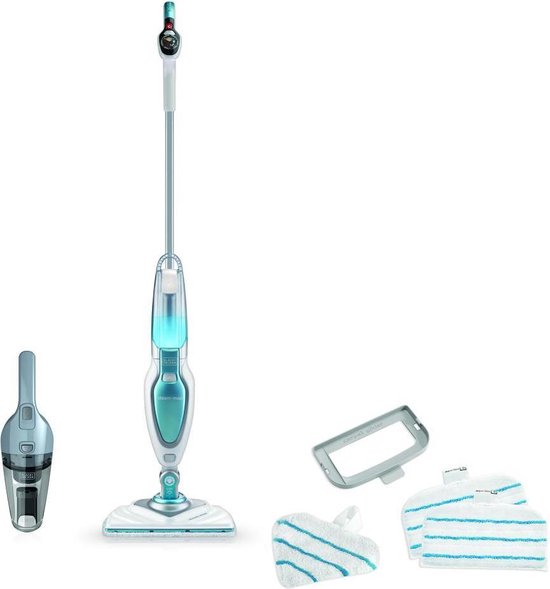 Ga door Overweldigen waar dan ook BLACK+DECKER FSM1630NVB2 - Promoset: Steam mop met Kruimeldief | bol.com