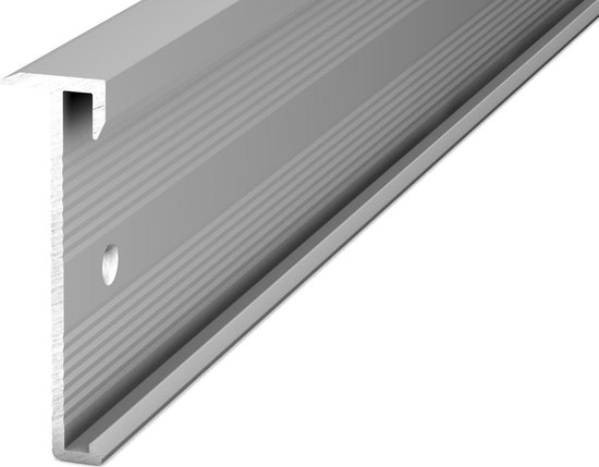 betalen gastheer dief Aluminium trapprofiel geboord - 12,5mm x 3,00m (Zilver/Grijs) | bol.com
